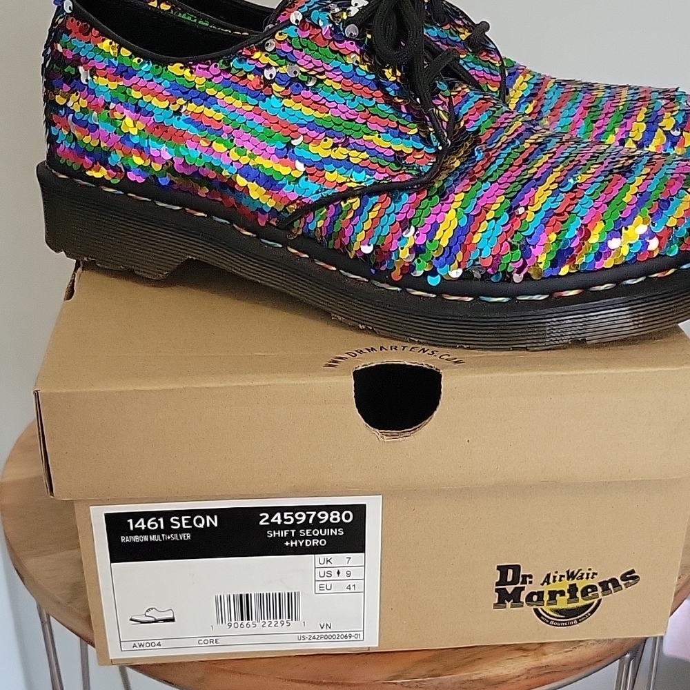 Dr. Martens Sequin Oxford Shoes